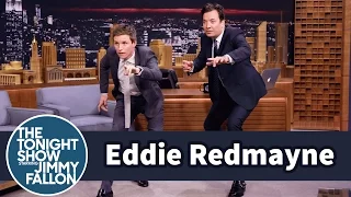 Eddie Redmayne Teaches Jimmy a Fantastic Beasts Mating Dance