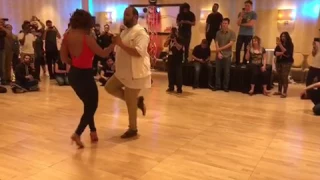 Alex and Desiree's Bachata workshop at CSBF