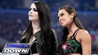 AJ Lee & Paige unite in a war of words with The Bella Twins: SmackDown, March 26, 2015