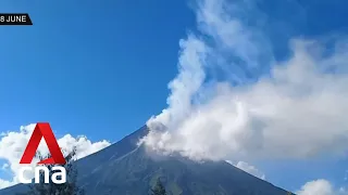 Philippine authorities on alert after Mount Mayon spews lava