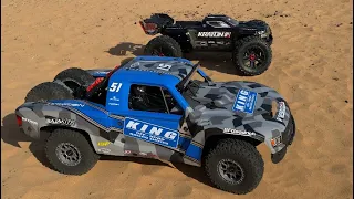 Arrma Kraton8s EXB 5th scale vs Losi SBR 2.0 6th scale