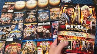 WWE Wrestlemania DVD & Blu-Ray Collection 2023