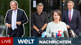 UNION BRÖCKELT - LASCHET WACKELT - Kommt die AMPEL mit SPD, GRÜNE & FDP? | WELT Newsstream