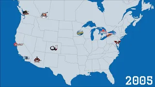 NLL Expansion Through The Years