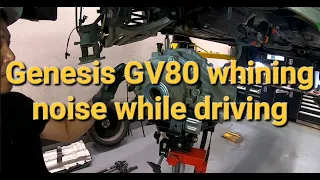 GV80 rear end noise