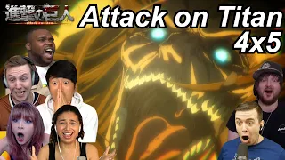 Attack on Titan 4x5 Reactions | Great Anime Reactors!!! | 【進撃の巨人】【海外の反応】