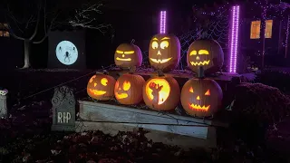 2022 Halloween Display - Singing Pumpkins