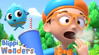 NEW! Blippi Learns Why We Burp! | Blippi Wonders Educational Videos for Kids