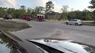 *VERY RARE AND Q* Palm Beach County Fire Rescue BRUSH 22 ENGINE 22 AND TENDER 22 responding!
