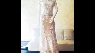 Waw, the most beautiful shabby crochet wedding dress