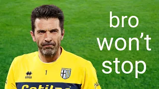 45yo Buffon keeps saving his teammates' a**es at Parma...