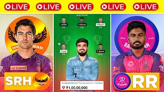 🔴LIVE SRH vs RR Dream11 Prediction | SRH vs RR Dream11 | Hyderabad vs Rajasthan 50TH IPL LIVE