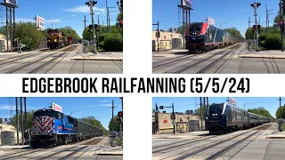 Edgebrook railfanning with @AMTK90200 (5/5/24)