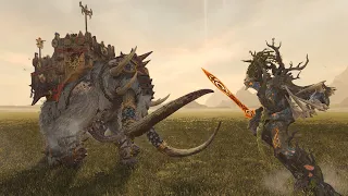 Durthu vs Soulcrusher (War Mammoth). Monsters Tournament. Total War Warhammer 2