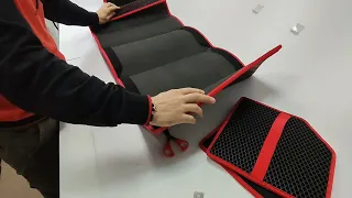 Инструкция по сборке органайзера в багажник из Eva материала.
