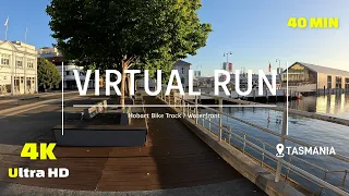 Virtual Running Videos for Treadmill 4K Hobart Bike Track - Virtual Run - Scenery Tasmania