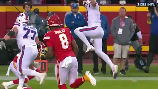 Josh Allen INSANE HURDLE & game-winning TD