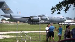 C 17 lands at Peter O Knight Airport Tampa 88199