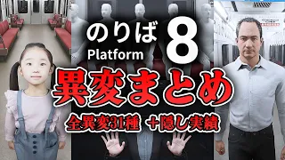 【ホラー】全異変31種＆全死亡シーンまとめ＋隠し実績【8番のりば】