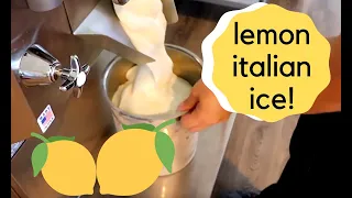 The best Lemon Italian Ice with iRice and Electro Freeze!