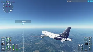 FS2020 - Flight Lufthansa Frankfurt to Lisbon, Portugal - Flight Simulator 2020