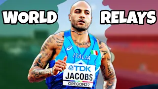 Marcell Jacobs Leads Italy at World Relays 2024