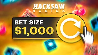 $50,000 vs Hacksaw SUPER SPINS! ($1000 SPINS)