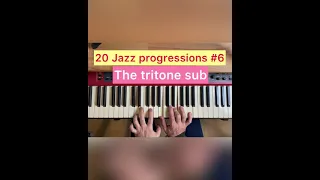 20 Jazz progressions #6. Tritone Substitution #chordprogression #musicproducer #jazzpiano #jazz