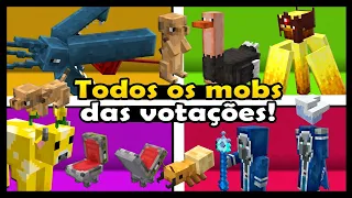 ESSE ADDON ADICIONA TODOS OS MOBS QUE PERDERAM AS VOTAÇÕES DO MINECRAFT