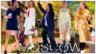 Holidays and Everyday Life in Moscow. Russian Girls and Boys. Full Version Walking Tour 4K