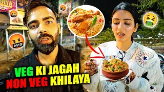 Lucknow Aate hi Siyapaa ho gaya 😔 Veg ki Jagah Non Veg Khila Diya