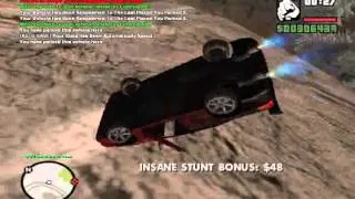 GTA San Andreas SA-MP Crazy Stunt in Mount Chilliad