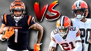 Ja'Marr Chase vs Denzel Ward & Greg Newsome (2022) | WR vs CB Matchup