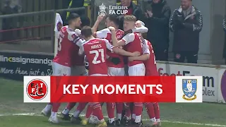 Fleetwood Town v Sheffield Wednesday | Key Moments | Fourth Round Replay | Emirates FA Cup 2022-23