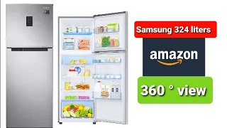 Samsung 324 liters Refrigerator | 3 star 5 in1 convertible fridge | RT34T4513S8