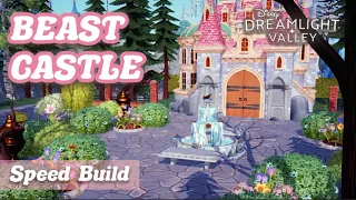 Belle and Beast Castle | Disney Dreamlight Valley Speed Build