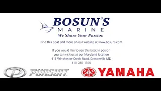 All new Model! 2021 Pursuit S268 | Bosun's Marine