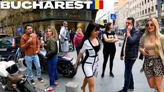 Walk in BUCHAREST - Victory Avenue - Beautiful Women, Beautiful people