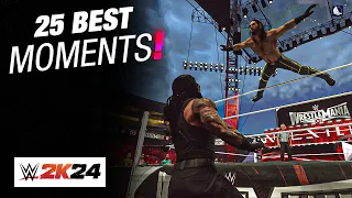 TOP25 Best "OMG" Moments 🔥 WWE 2K24