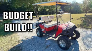 Golf Cart BUDGET Build... Lift, Wheels, Tires, & MORE!!