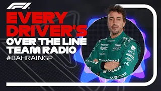 Every Driver's Radio At The End Of Their Race | 2023 Bahrain Grand Prix