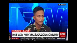 Noble Bakers Project: Mga Sundalong Naging Panadero