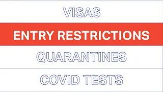 Passenger travel entry requirements for 220+ countries