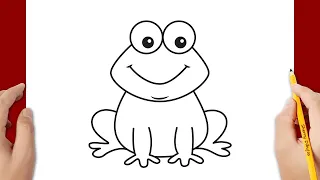 Cómo dibujar una rana