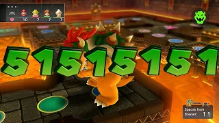 Mario Party 10 - Mario, Peach, Daisy, Rosalina vs Bowser - Chaos Castle