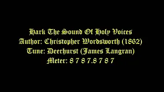 Hark The Sound Of Holy Voices Lyrics (Deerhurst) # All Saints Day Hymns