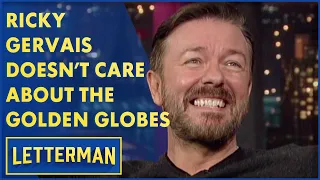 Ricky Gervais Is Over The Golden Globes | Letterman