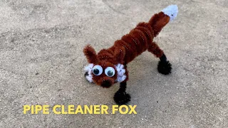 How to Make a Pipe Cleaner Fox | Pipe Cleaner Craft