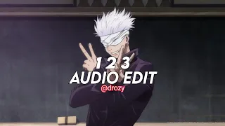 1, 2, 3 (speed up) - Sofia Reyes ft. Jason Derulo & De La Ghetto [edit audio]