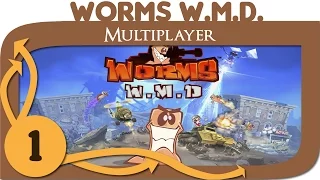 Worms WMD Multiplayer - Ep. 1 - Self-Destruction - FFA Gameplay